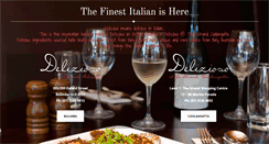 Desktop Screenshot of deliziosorestaurant.com